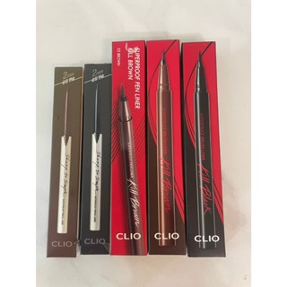 CLIO 珂莉奧 新魅黑防水柔順眼線液 超激細紅蓋版 / 超流線抗暈眼線膠筆 / 新魅黑防水濃烈眼線液 原產地:韓國
