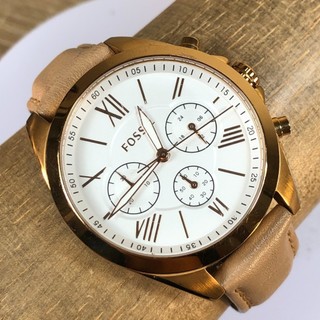 FOSSIL Modern Courier雅仕羅馬三眼 女錶 36MM【 Watch On-line Store 】