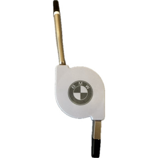全新現貨 蘋果/安卓二合一USB充電線 手機充電線 BMW寶馬伸縮充電線