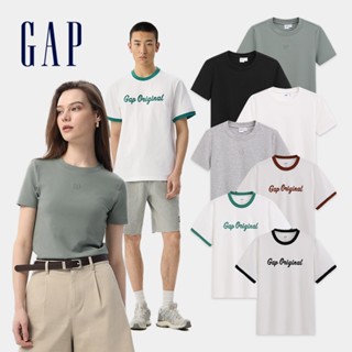 Gap 男女裝 Logo純棉印花圓領短袖T恤-多款任選(766153&729119)