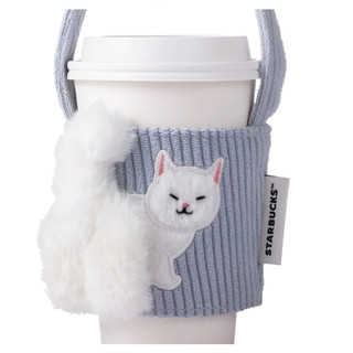 STARBUCKS星巴克 藍貓尾巴杯套/杯袋<最後1個>