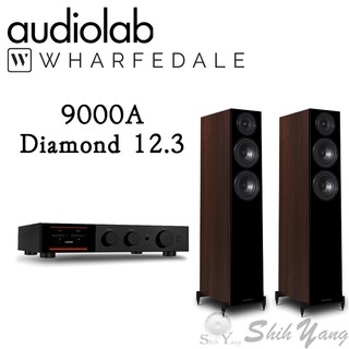 Audiolab 9000A 綜合擴大機+Wharfedale Diamond 12.3 落地喇叭 公司貨保固三年