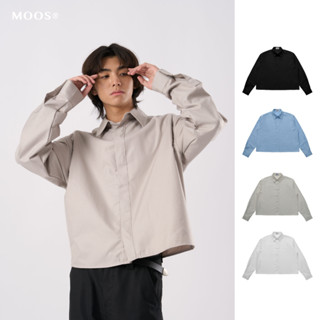 《內有穿搭影片》【KOREA MOOS 現貨】Maglock瞬釦磁吸設計襯衫 磁吸襯衫 BOXY 免扣 懶人 短袖襯衫