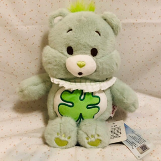 🍀【正版】Care Bears 彩虹熊 幸運草 幸運 綠色 小熊 娃娃 熊熊 泰迪熊 坐姿 玩偶 情人節 兒童節 生日
