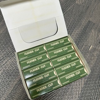 [沐沐屋] 日本製 羽毛牌刀片 修眉刀片 刮鬍刀片 12片入-