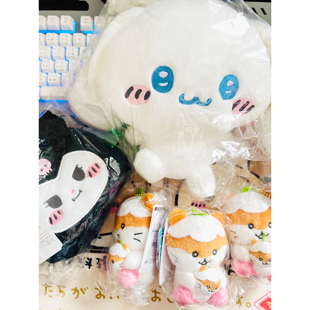 【🎀現貨】NAGANO×三麗鷗聯名吊飾＆娃娃抱枕｜可樂鈴/喜拿/自嘲熊｜日版正版角色周邊組合