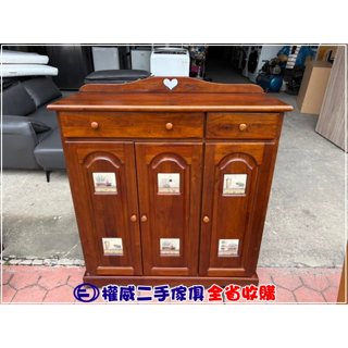二手傢俱家電收購 美式磁磚鄉村風 實木鞋櫃 ▪ 中山中古傢俱家電回收玄關櫃鞋架儲物櫃抽屜櫃收納櫃床邊櫃置物櫃櫥櫃書櫃鞋櫃