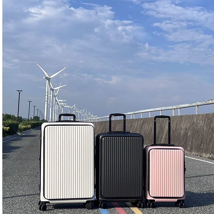 🌸（Duoduo）前開式行李箱 防爆拉鍊 旅行箱 登機箱 上掀式 超大行李箱 超輕行李箱 20吋 24吋 28吋30寸