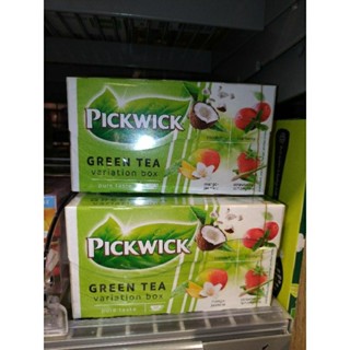PICKWICK 荷蘭茶包 百年品牌 綠茶花果茶組合 綜合水果茶 椰子 蔓越莓 草莓 芒果 純天然 水果茶 1盒20入