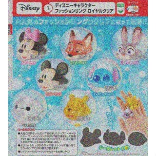 𓅓MOCHO𓅓 8月預購 T-ARTS 扭蛋 迪士尼人物大頭戒指 透明篇 全7+3種