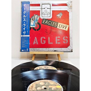 JR日版黑膠唱片《西洋樂唱片》POP 老鷹合唱團 LP唱片專輯「Eagles Live」P-5589/90 雙LP 現貨