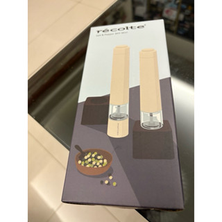 日本recolte Salt & Pepper Mill Mini 電動研磨器 RMM-1 陶瓷 研磨