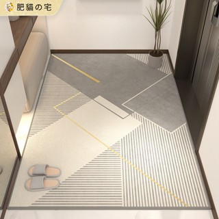 肥貓の宅 客製化玄關地墊 高階感加密圈絨 玄關地墊 刮沙地墊 門口地墊 除塵地墊 地毯 防滑墊 腳踏墊 大門地墊 大尺寸