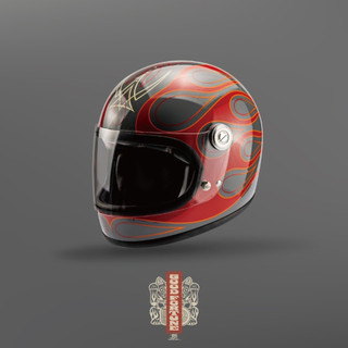 【MOONEYES】MAKOTO小林誠 x GALLOP TRACK SAFETY HELMET聯名款 樂高帽 水泥灰
