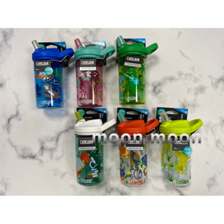 夏季特賣 美國 Camelbak 兒童吸管運動水瓶 彈跳式吸管水壺 eddy兒童水壺 400ml 贈防塵蓋+吸管刷