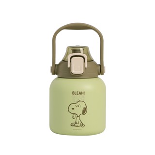 【SNOOPY史努比】304不鏽鋼保溫杯 保冰杯 保溫瓶 水壺 800ml - 附吸管