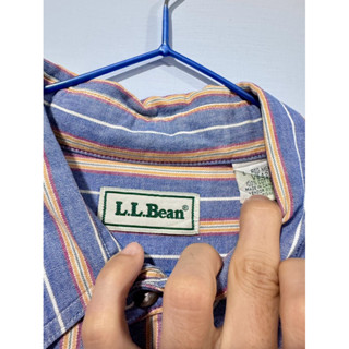 L.L.Bean 襯衫 長袖 條紋 L號