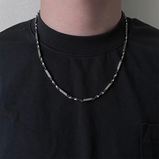 十字菱鈦鋼項鍊/手鍊 莫比烏斯環 金屬項鍊 金屬飾品 鈦鋼項鍊 男生項鍊 頸鍊男 十字竹節 United Freak