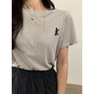 洛克高麗/預購/正韓空運/圖案小標上衣