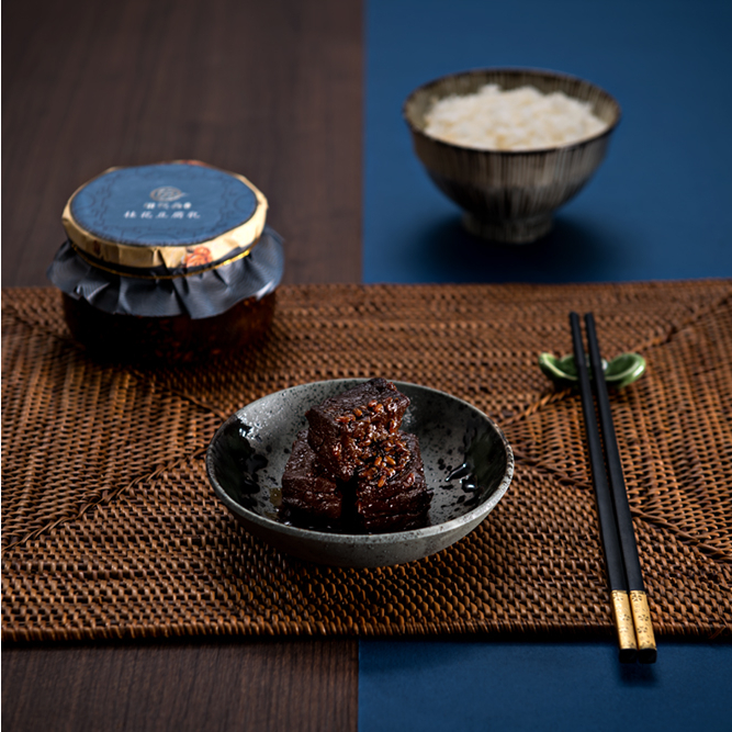 【桂花品 陳年豆腐乳400g】客家伴手禮❘配飯必備❘古早味❘非基改黃豆製作