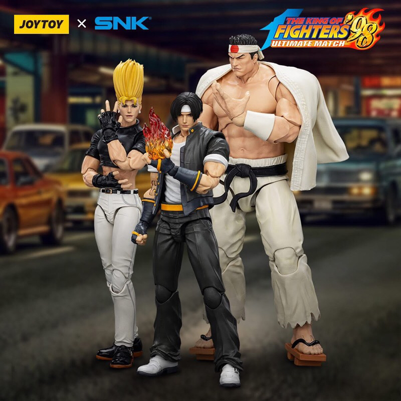 阿頑宅一起 預購 JOYTOY SNK 拳皇 98UM 主人公隊 KOF 草薙京 大門五郎 二階堂紅丸 格鬥天王 正版