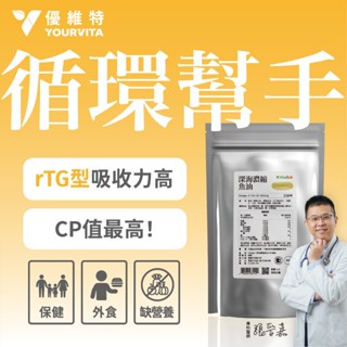 美國原裝進口 VitalBulk Omega-3 深海濃縮魚油 1200mg 高EPA r-TG型 小型魚 第三方檢驗