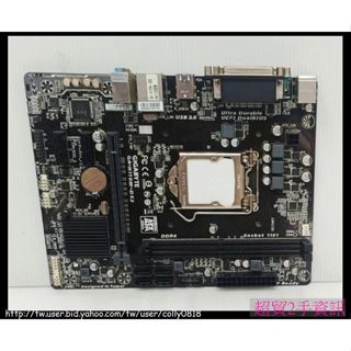 超貿2手資訊 技嘉 GA-H110M-DS2 /DDR4/SATA/PCI-E/1151-保固1個月