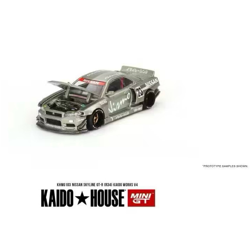 先聊聊 MINI GT KAIDO HOUSE 凱多 103 R34 孔雀綠