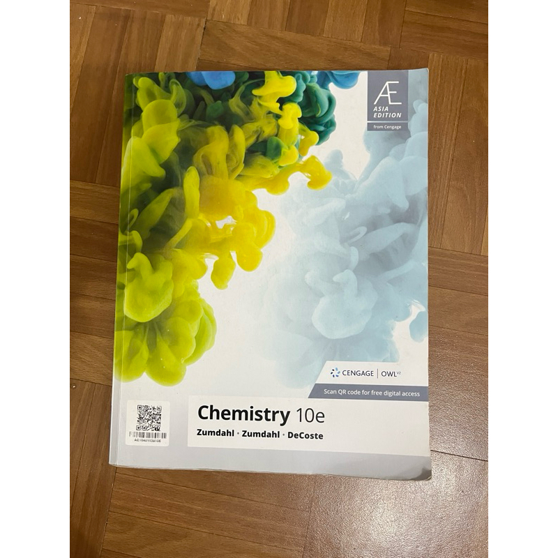 Chemistry 10e Asia edition Zumdahl 普通化學原文書