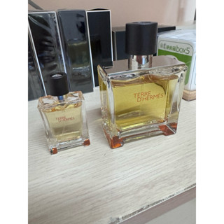 Hermes 愛馬仕 大地男性香水香精版禮盒組 75ml+12.5ml