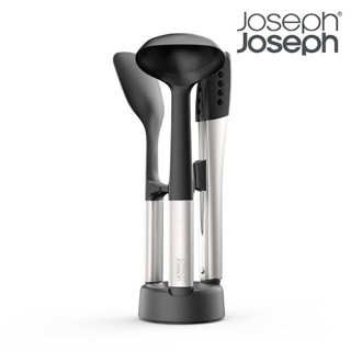 Joseph Joseph Elevate系列 不沾桌矽膠料理鏟杓3件組 附立座