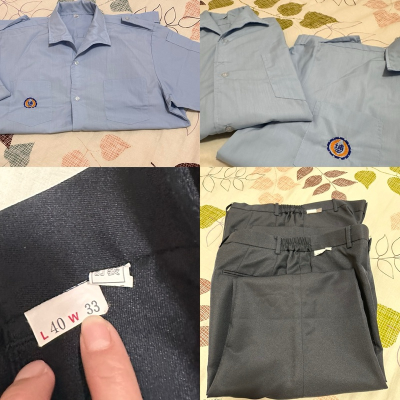 埔里高工制服、科服、化工科、機械科、全新二手皆有