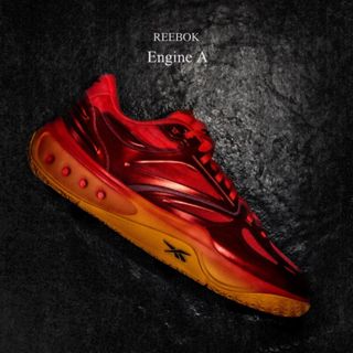 Reebok 籃球鞋 Engine A 男鞋 紅 橘 緩衝 支撐 復古 運動鞋 [ACS] 100218465