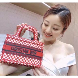 Dior 限定限量款 波卡點點 托特包 臺灣購證