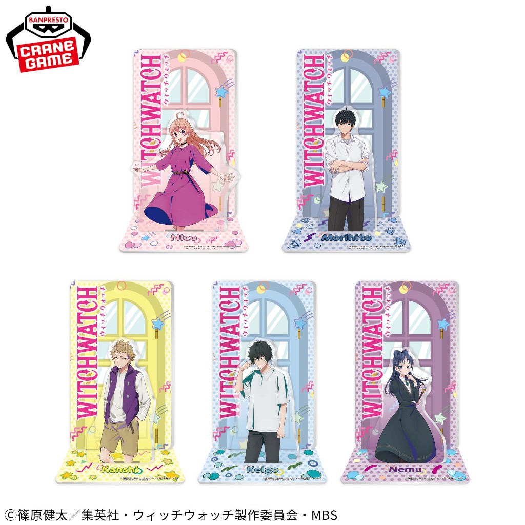 日版 WITCH WATCH 魔女守護者 壓克力 立牌 若月妮可 乙木守仁 風祭監志 部分現貨 下單前請先私