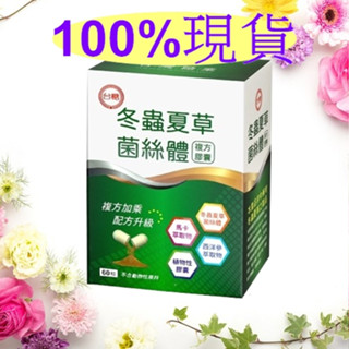 🍀臺糖冬蟲夏草菌絲體複方膠囊60粒/盒🔥效期2026年5月💯公司貨💯💝