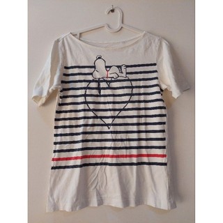 Uniqlo Snoopy 史努比條紋 T-shirt 短袖上衣 UT