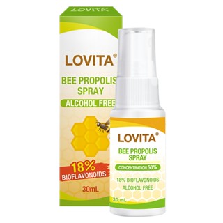 LOVITA愛維他 加拿大蜂膠噴霧(30ml)18%生物類黃酮,無酒精,噴劑