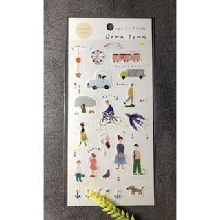 (現貨)日本製 日本作家田村美紀「我的最愛」系列和紙貼紙_"市區"_手帳裝飾_日本貼紙_日本商品直送