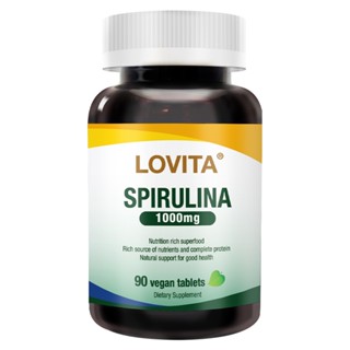 LOVITA愛維他 藍綠藻1000mg素食錠(90錠)(螺旋藻 藍藻)