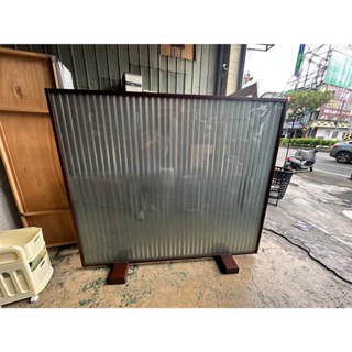 【東鼎二手傢俱】胡桃色3.6尺實木屏風*入門屏風*玄關屏風*實木屏風*風水屏風*檔板
