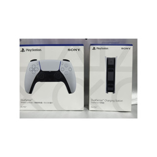 Playstation PS5 DualSense 無線控制器CFI-ZCT1G+雙手把充電座CFI-ZDS1