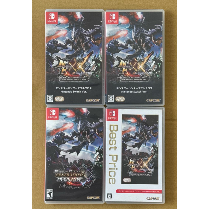 Switch Ns 魔物獵人XX 魔物獵人 純日版 Switch 魔物獵人 GU 魔物獵人世代 終極版 中文版 中古品