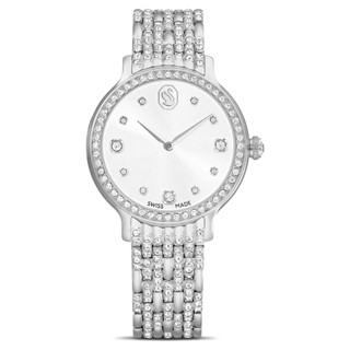 SWAROVSKI施華洛世奇 Imber 5693634 璀璨水晶腕錶 銀色 31 x 31mm