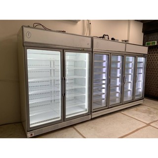 2手4門滑軌冷藏冰箱/5尺全凍展示冰箱