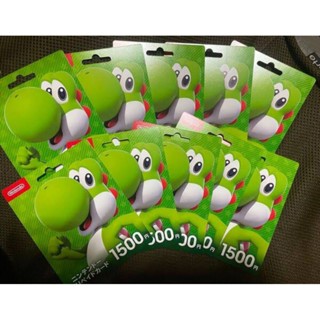 【代購】日本任天堂 eShop預付卡 1500日圓 Nintendo Switch NS 點數卡