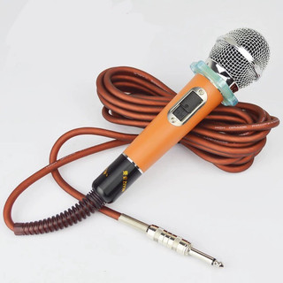 「靚韻 M1」專業有線話筒彎插有線麥克風 卡拉OK 家用唱歌神器專業麥克風動圈式麥克風高感度專業麥克風