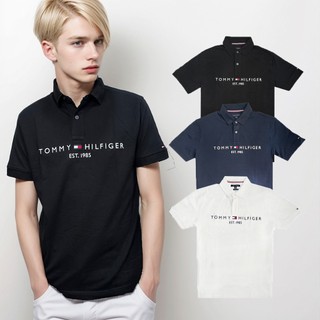 Tommy Hilfiger 胸口刺繡LOGO 素面 POLO衫 1985 正常版型