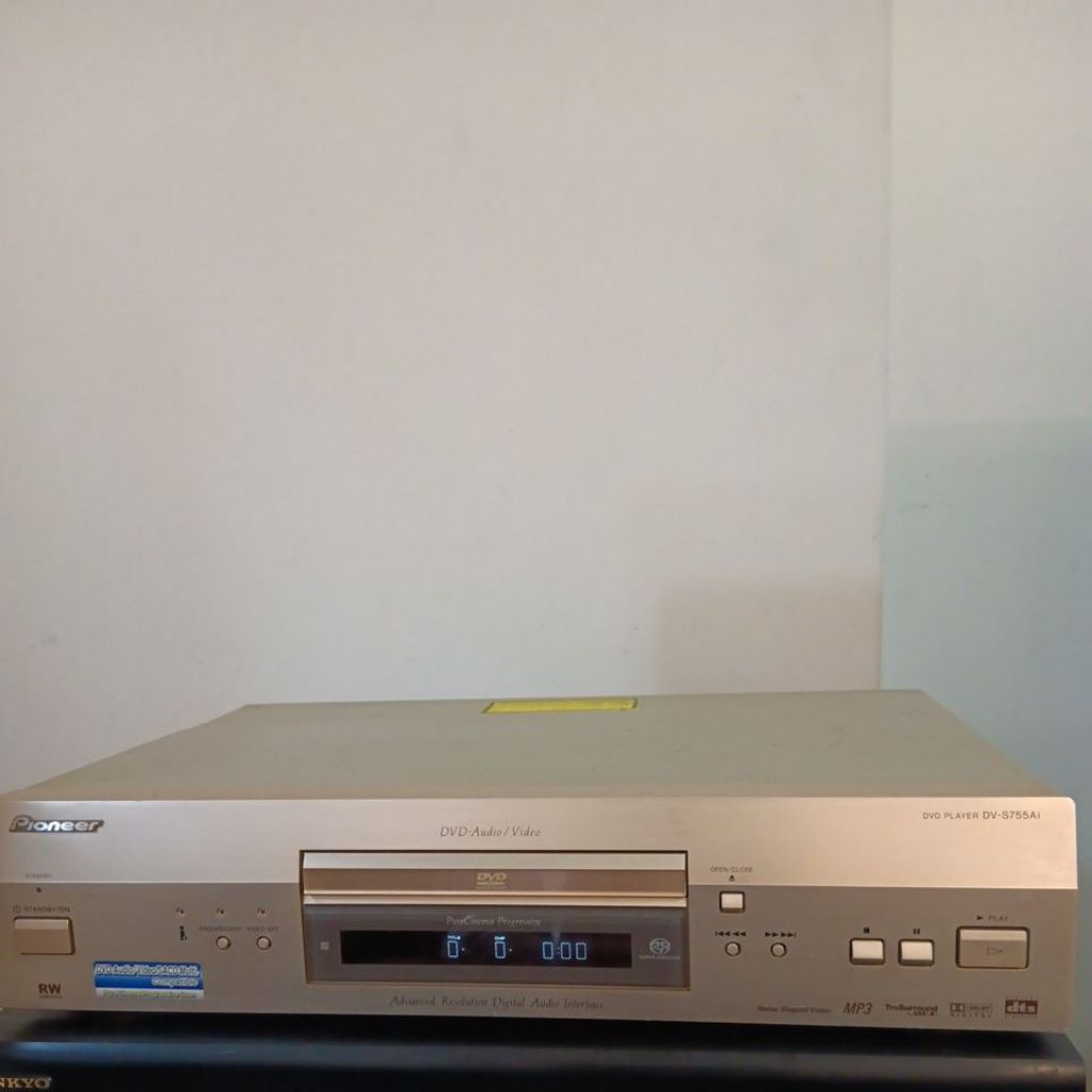 👍👍👍日本製 Pioneer DV-S755Ai DVD PLAYER 播放機 數位影音光碟機 CD VCD適用