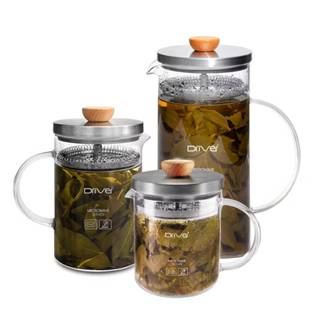 厝邊-Driver 冷熱兩用沖茶壺600ml 1000ML冷泡茶 花茶壺 濾壓壺 沖泡壺沖泡器 泡茶壺